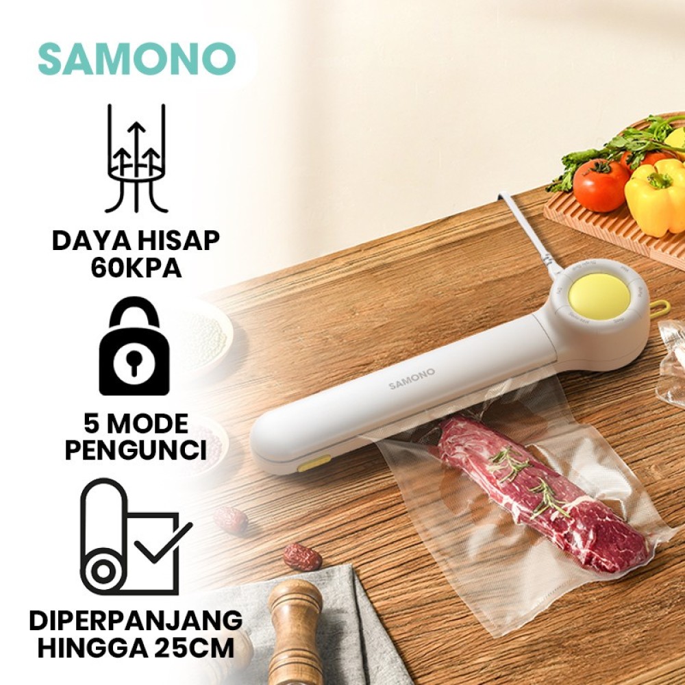 SAMONO SWVSW60 MESIN VAKUM SEALER FOOD PACKAGING MACHINE