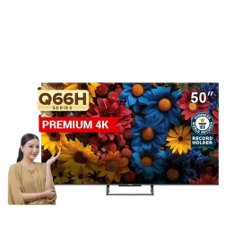 Coocaa 50 Inch Smart Google QLED TV 120Hz Motion 4K UHD 50Q66H