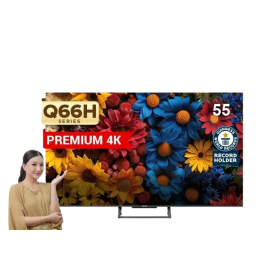 Coocaa 55 Inch Smart Google QLED TV 120Hz Motion 4K UHD 55Q66H