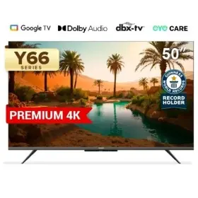 Ufoelektronika Coocaa 50 Inch Smart Google LED TV 4K UHD 50Y66