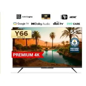 Ufoelektronika Coocaa 55 Inch Smart Google LED TV 4K UHD 55Y66