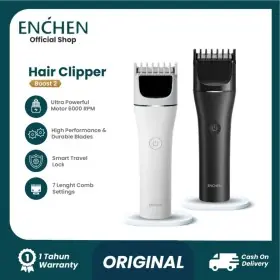 Ufoelektronika Enchen Alat Cukur Elektrik Hair Clipper Ceramic Smart Trimmer Travel lock BOOST2