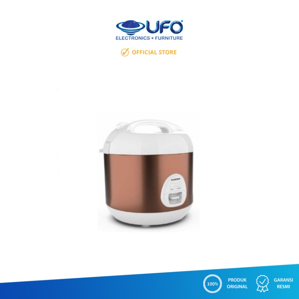 Maspion Magic Com Rice Cooker | Kapasitas 0.6 Liter | Anti Lengket | Anti Gores| MRJ0623GRBF-WBR