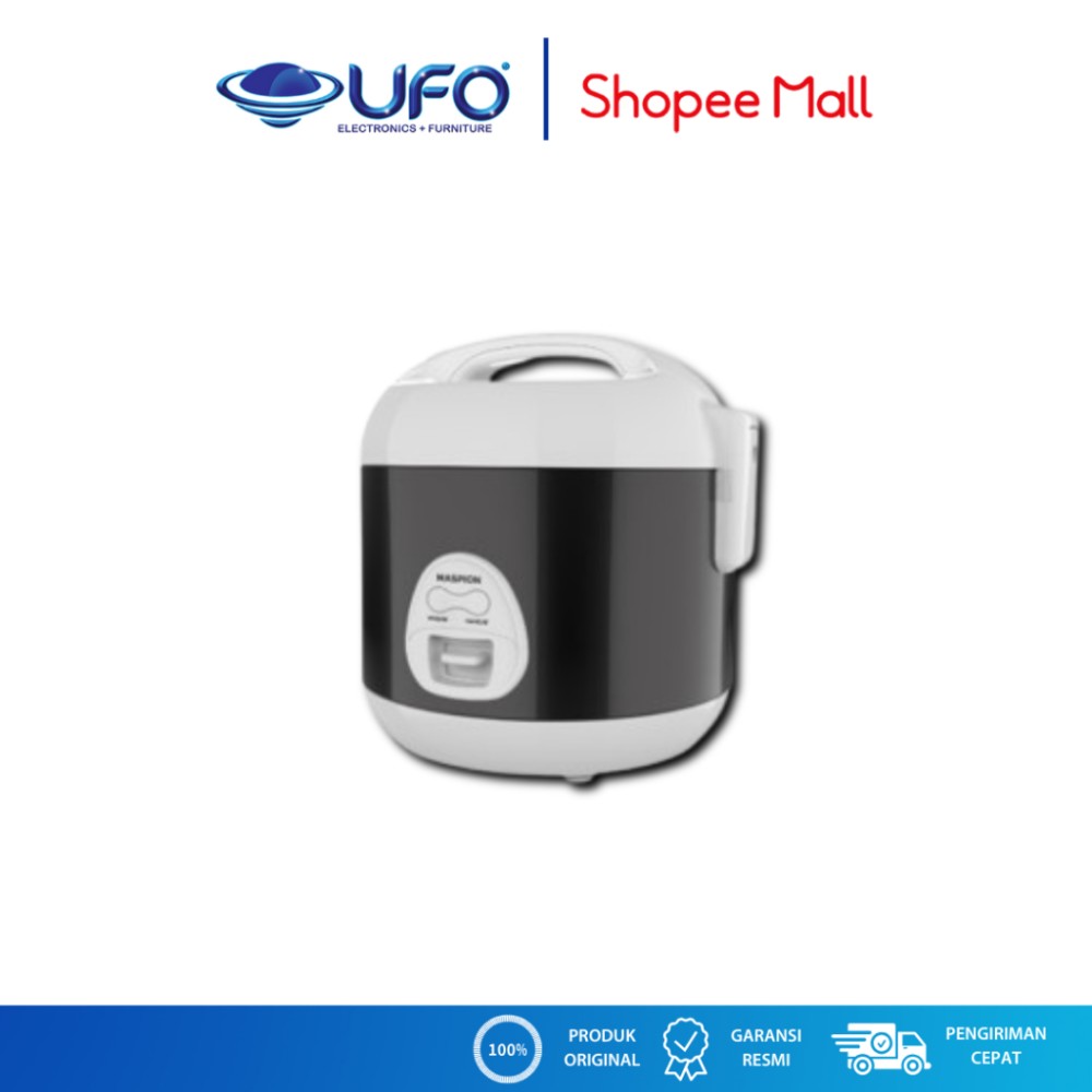 Maspion Magic Com Rice Cooker | Kapasitas 0.6 Liter | Anti Lengket | Anti Gores| MRJ0623GRBF-WB