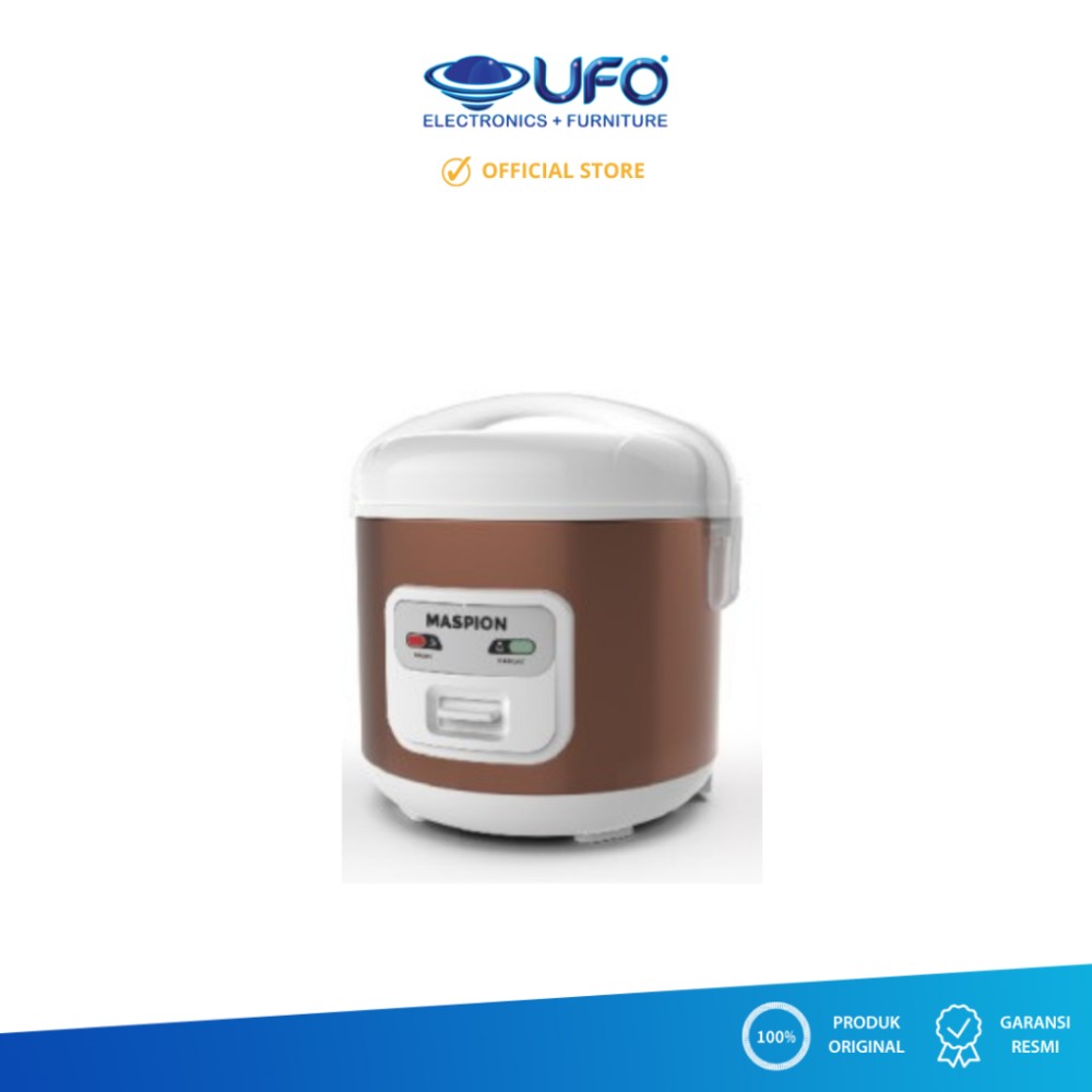 Maspion Magic Com |Ukuran 1 Liter | Anti Gores | Anti Lengket | MRJ1003BS-WBR