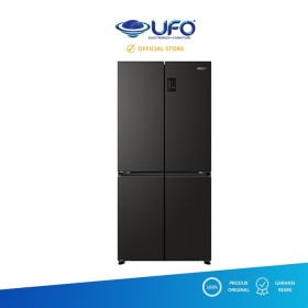 Ufoelektronika Aqua Kulkas 4 Pintu Side By Side Twin Inverter 476 Liter AQRIM545AM(GB)