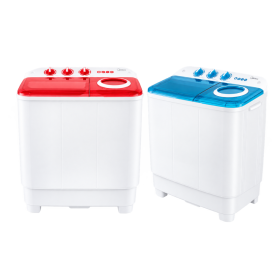 Ufoelektronika Midea Mesin Cuci 2 Tabung 8 Kg Merah Strong Pulsator Low Watt Hijab Mode MTEW80-RD