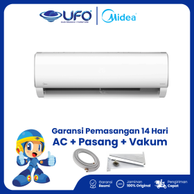 AC Midea 1 PK Split Standart MSAF-09CRN2X Garansi 10 Tahun