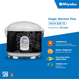 Miyako Rice Cooker 1,8 LITER MCM528TS