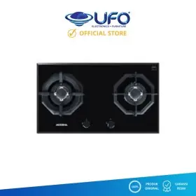 Ufoelektronika Modena Kompor Tanam Gas 2 Tungku BH1728LA