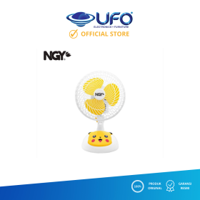 NAGOYA KIPAS ANGIN NG-188 DESK FAN 8" KUNING - PIKACHU 