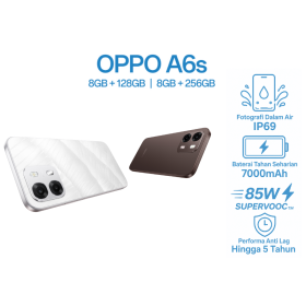 OPPO A6s 8GB/128GB [7000mAh Large Battery, 80W SUPERVOOC Flash Charge, Underwater Photography IP69]