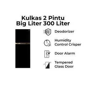 Polytron Kulkas 2 Pintu Belleza Big Liter 300 Liter PRM430X