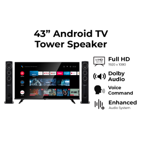 Polytron 43 Inch Smart Cinemax Android TV Full HD PLD43TA5055