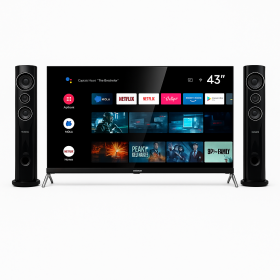 Ufoelektronika Polytron 43 Inchled Android Tv (Tower Speaker) PLD43TAG9959+SPKT1043 