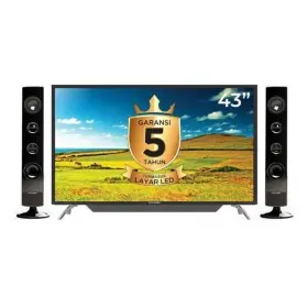 Polytron 43 Inch Led Digital Tower Speaker Tv PLD43TV1556 