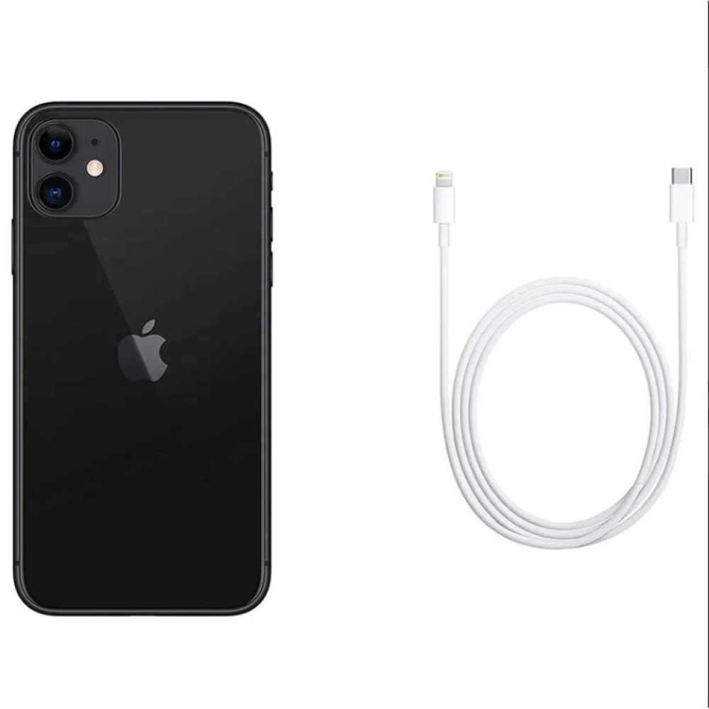 Apple Handphone Iphone 11 64GB Warna Black / White