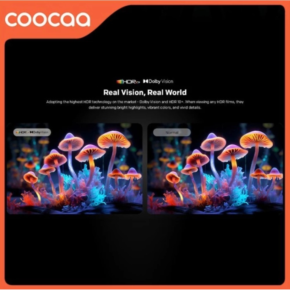 Coocaa 75 Inch Smart Google QLED TV 4K UHD 75CUE8600
