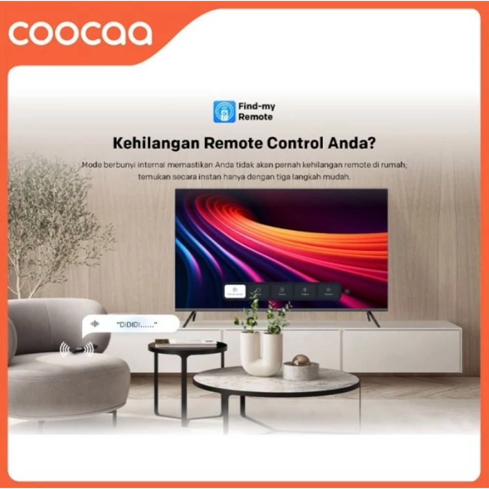 Coocaa 75 Inch Smart Google QLED TV 4K UHD 75CUE8600