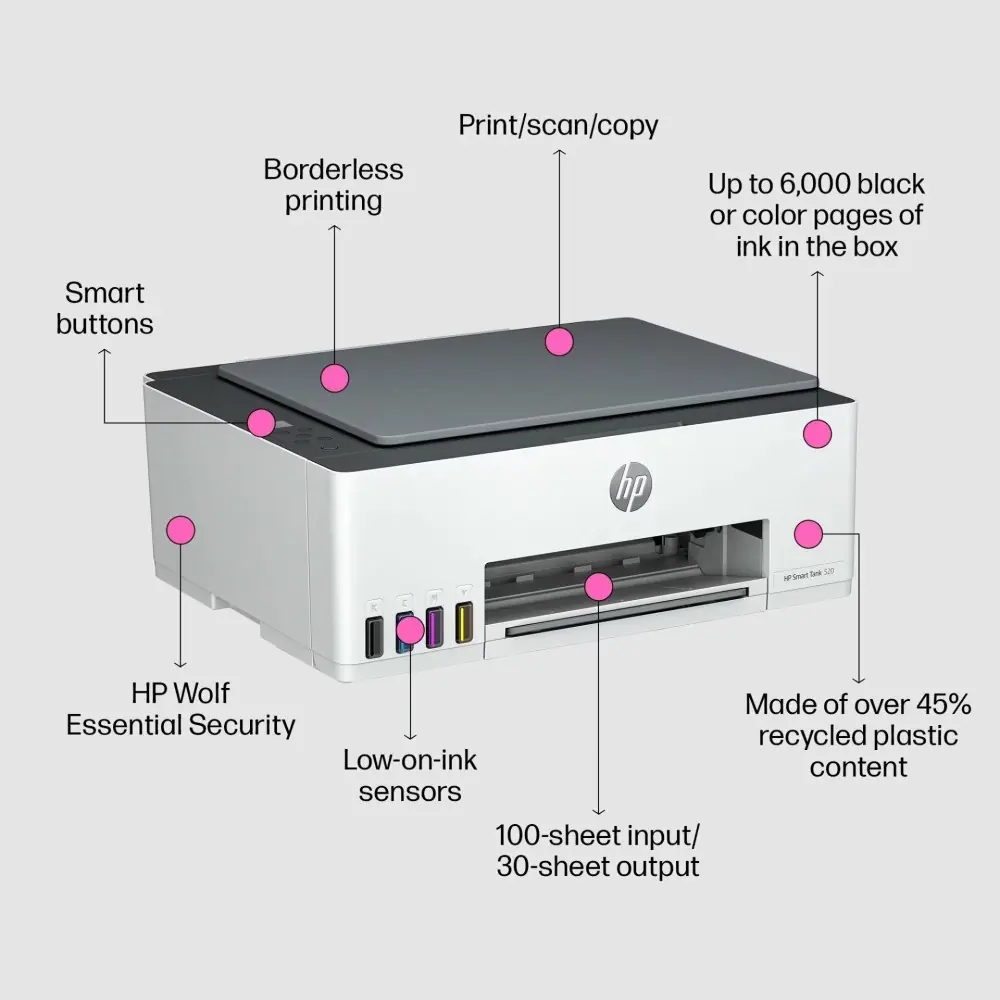 HP Smart Tank 520 All-in-One Printer ST520