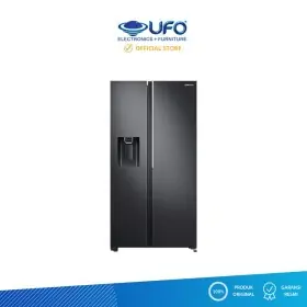 Ufoelektronika Samsung Kulkas 2 Pintu Side By Side All Around Cooling & Digital Inverter 676 Liter RS64R5141B4/SE