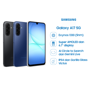 Samsung Galaxy A17 5G 8GB/256GB | Exynos 1330 | FHD+ 6,7 inch Super AMOLED + 90Hz | 5000 mAh 25W Fast Charging | IP54 | Abu Abu