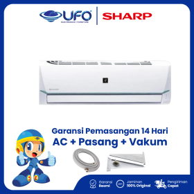 Ufoelektronika AC Sharp 1,5 Pk Split Self Cleaning Function AHAP12SSY | UNIT ONLY
