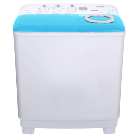 Ufoelektronika Toshiba Mesin Cuci 2 Tabung E06 Series 6,5 Kg VH-H75MN(WB)
